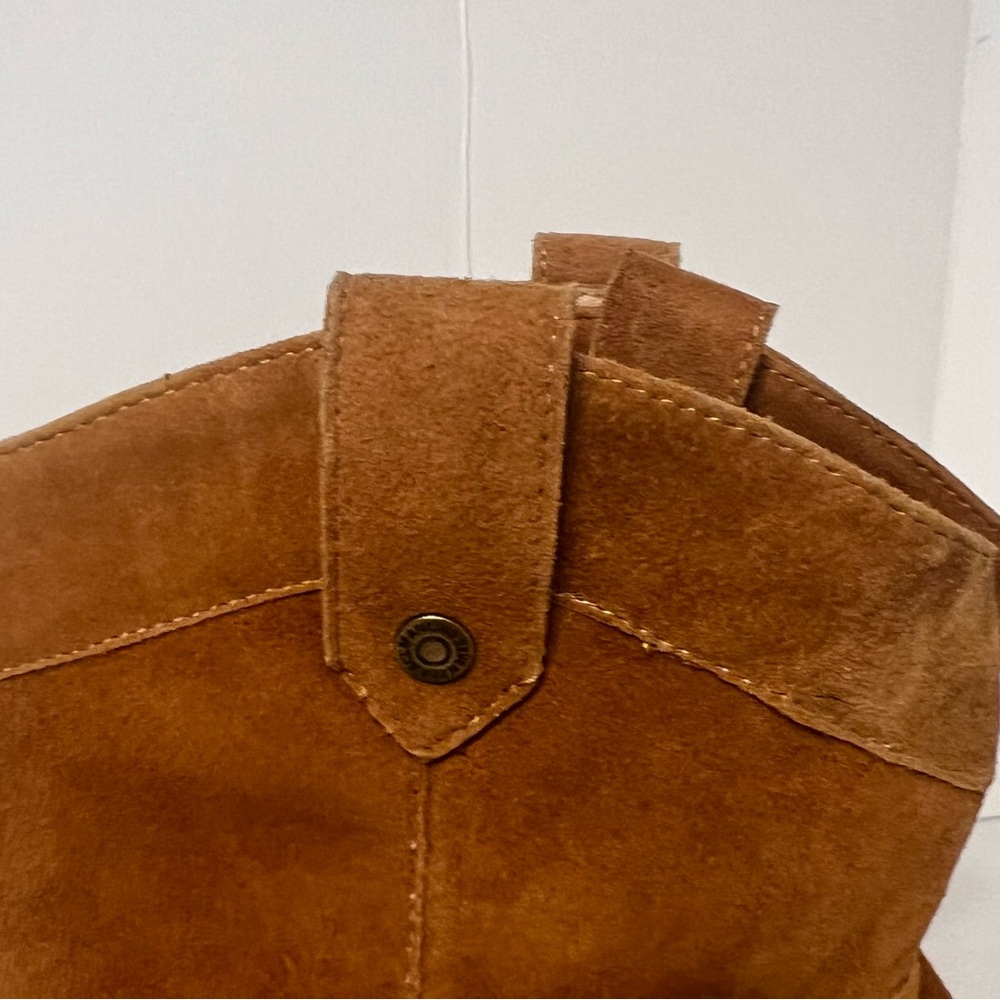 7 For All Mankind Brown Heeled Boots - Picture 2 of 10